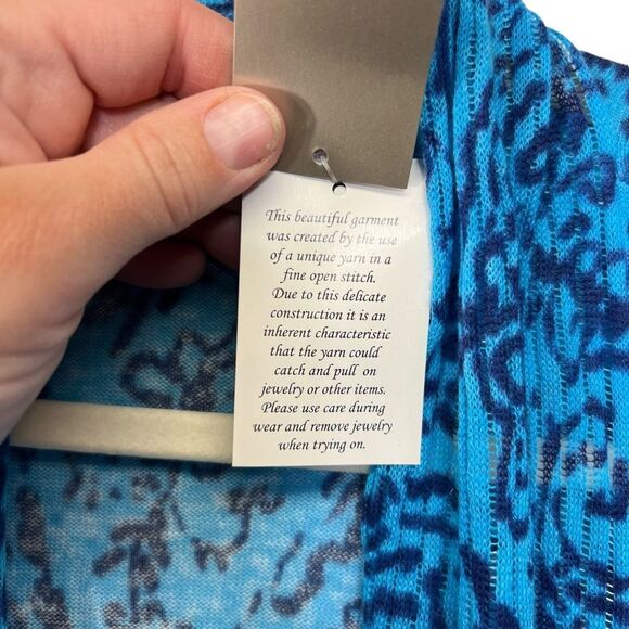Chico linen blend summer cardigan sz 2 M PAISLEY
BERKLEY CARDIGAN BLUE 570080788 - Picture 6 of 16